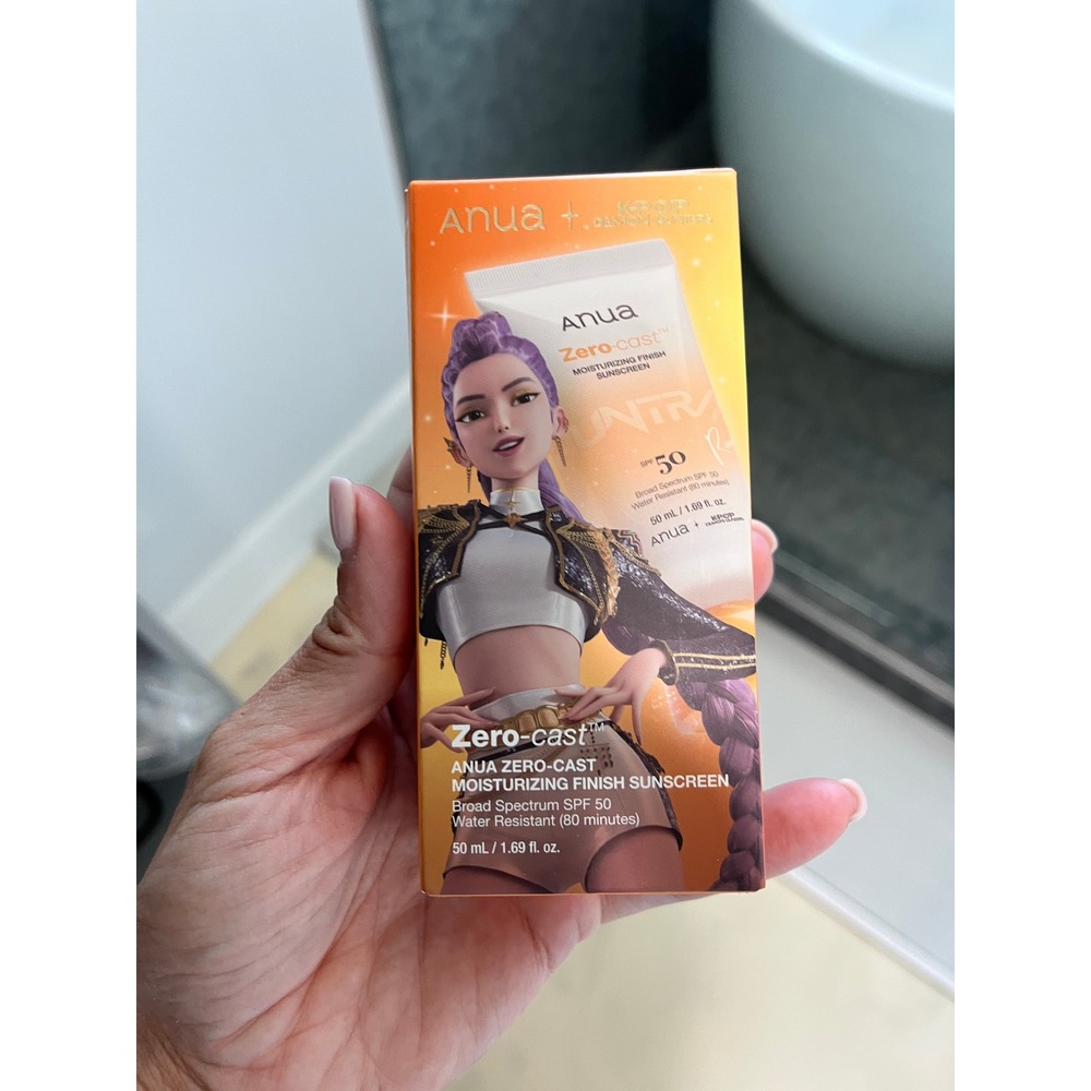 Anua Zero-Cast Sunscreen SPF 50 K-Beauty KPop Demon Hunters Collab New